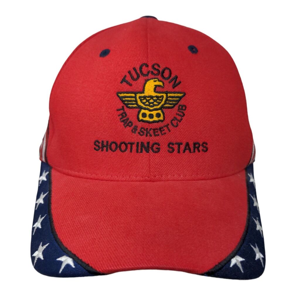 Tucson Trap & Skeet Club Shooting Stars Strapback Hat Red OSFM